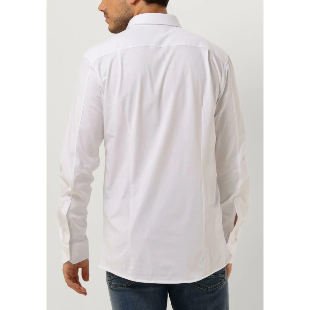 Hugo Boss Klassiek Wit Overhemd voor Mannen White Heren