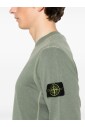 green-ribbed-sweater-with-badge