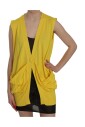 gele-v-hals-gebreide-cardigan-top