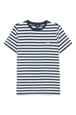 T-shirt Standard Brodé Rayé