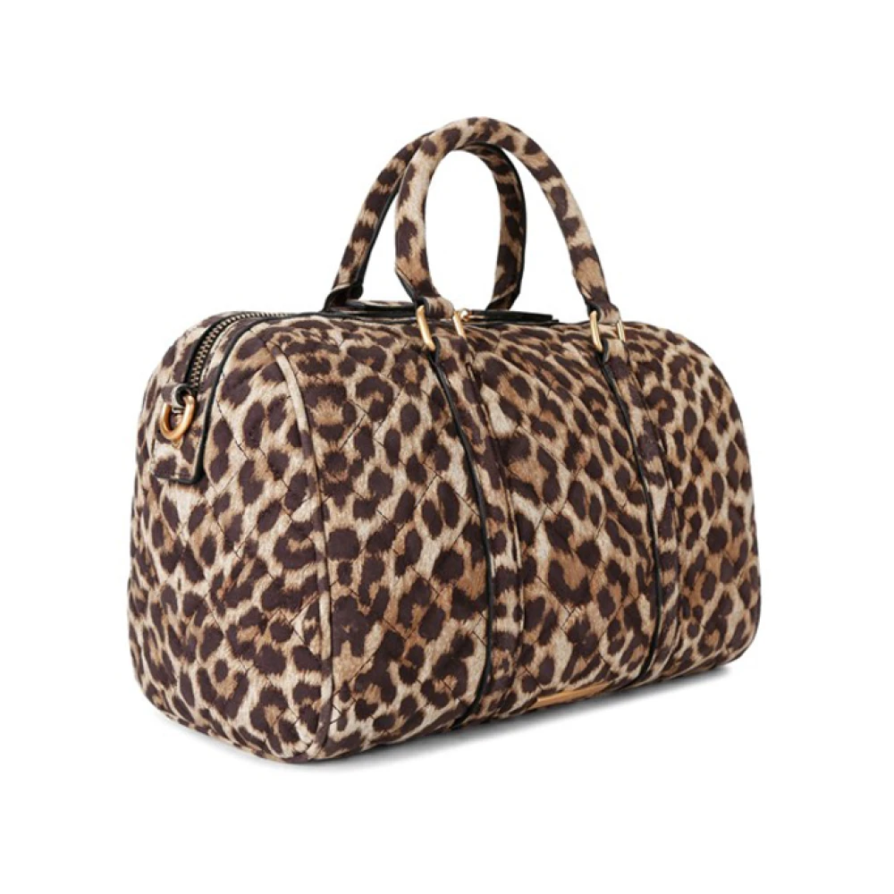 Kurt Geiger Luipaardprint Boston Tas Brown Dames