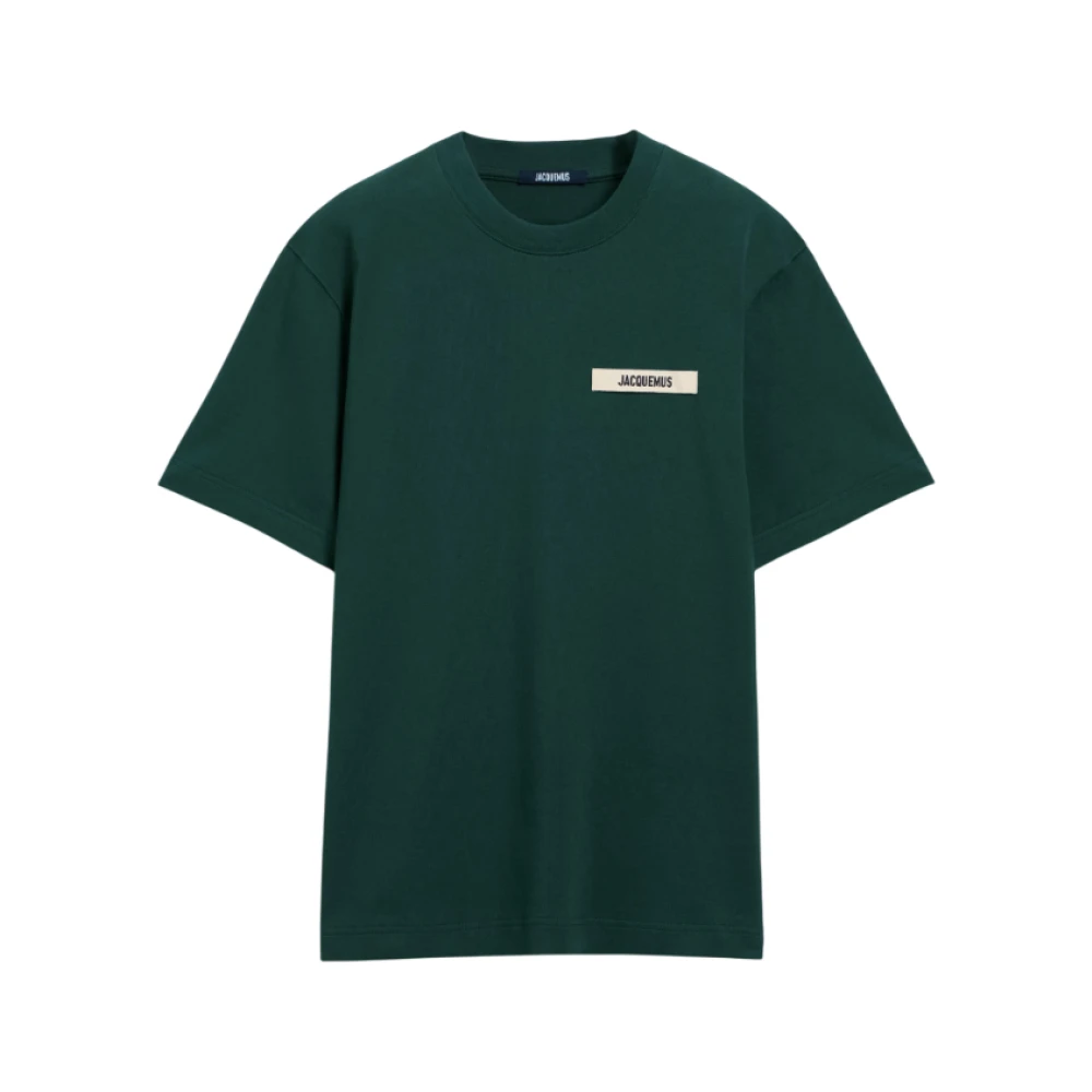 Jacquemus Petit Grain Donkergroen T-shirt Green Heren