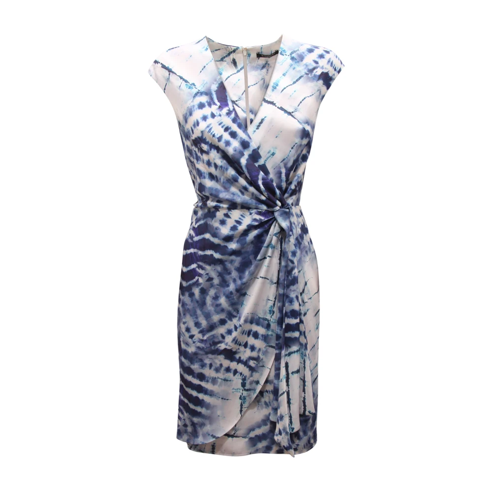 Guess Women's Blue Short Dresses, Xs, Marciano Dress With Zipper Back