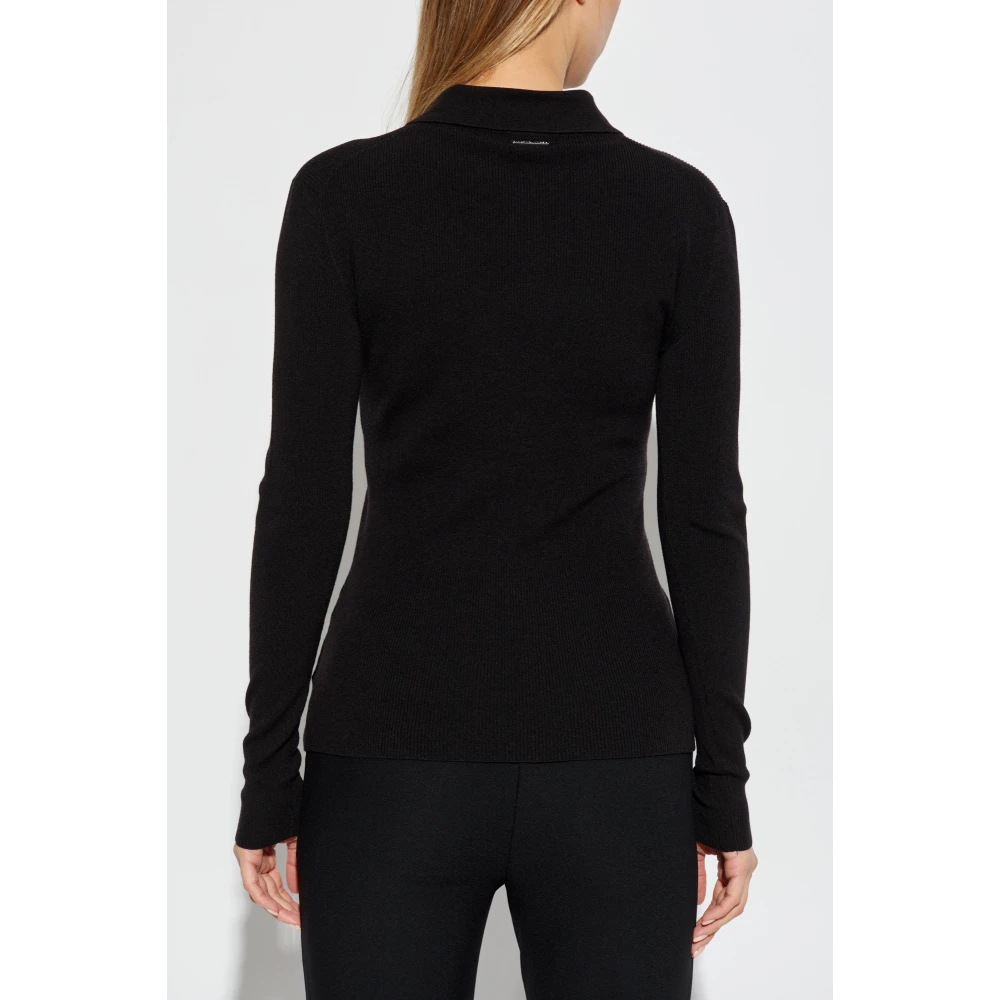 Michael Kors Top met Kraag Black Dames
