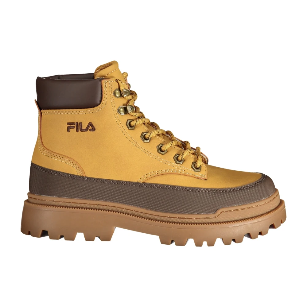 Fila , Lace-Up Boots, Female, Yellow, 6 Uk, Monte Lace-Up Boot - Image 3