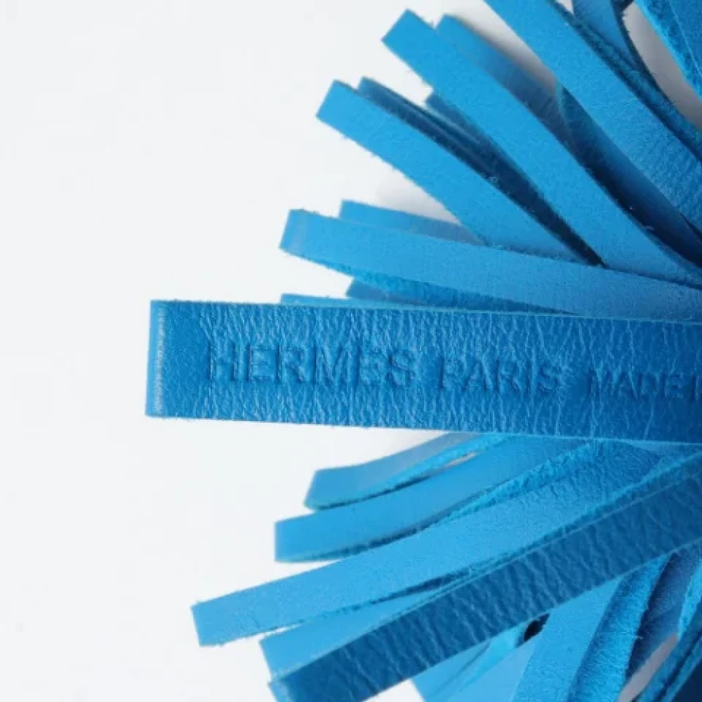 Hermès Vintage Pre-owned Fabric key-holders Blue Dames