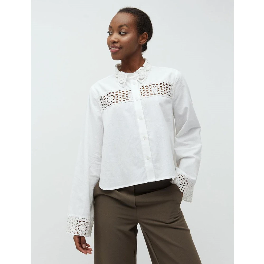 MbyM Marigold Shirt Witte Blouses & Overhemden White Dames