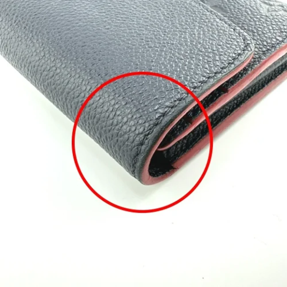 Louis Vuitton Vintage Pre-owned Fabric wallets Blue Dames