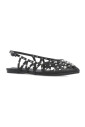 studded-black-leather-flat-shoes