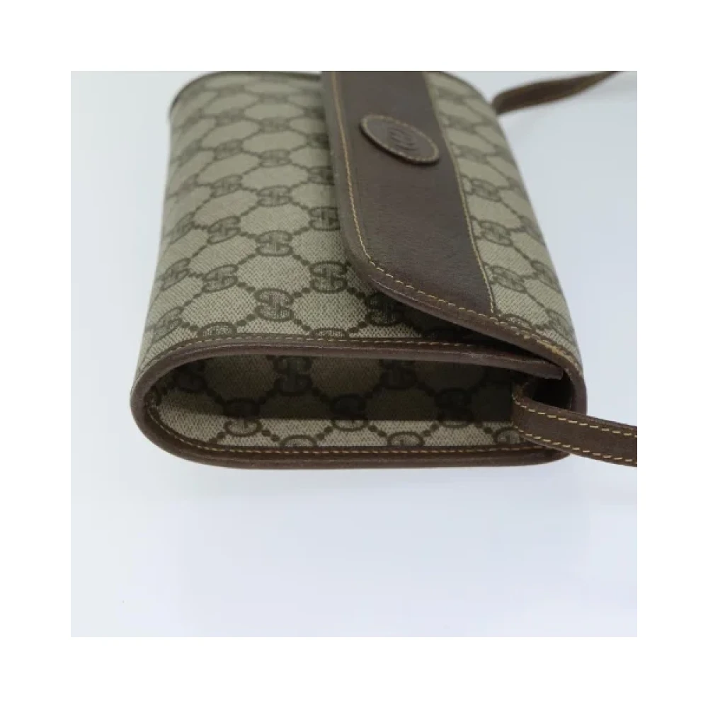 Gucci Vintage Pre-owned Plastic gucci-bags Beige Dames