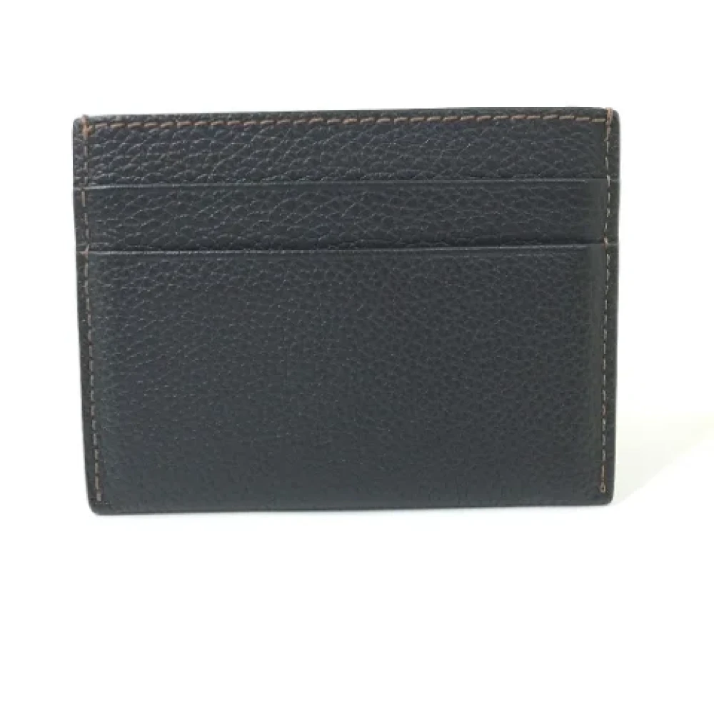 Burberry Vintage Pre-owned Leather home-office Black Dames