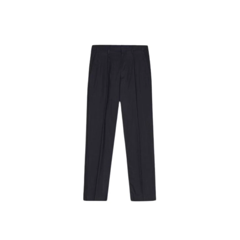 Nn07 Lichte katoenmix broek recht model Blue Heren