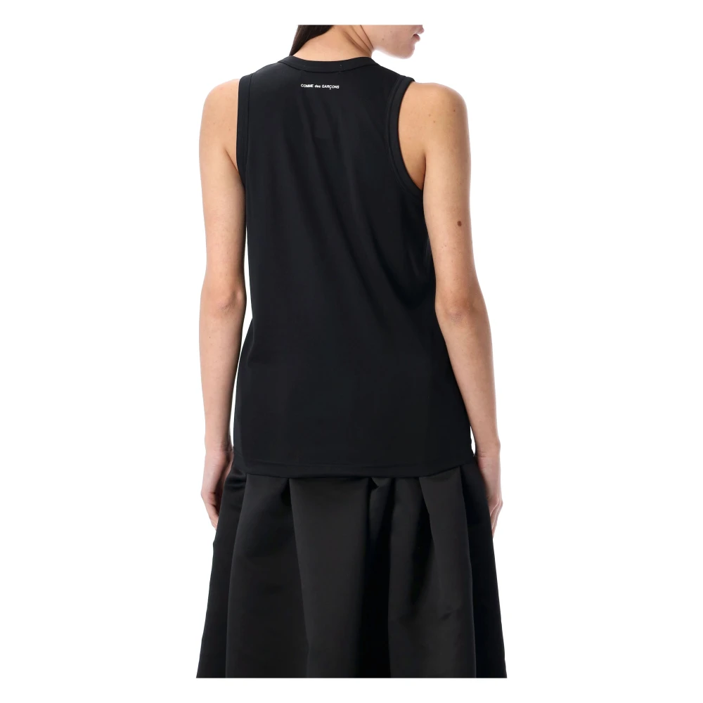 Comme des Garçons Poly Tank Top Black Dames