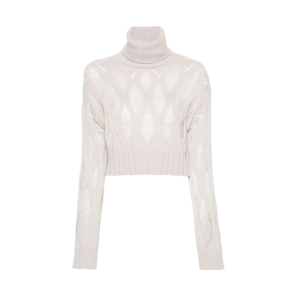 Wild Cashmere Amandel Beige Kasjmier Trui Beige Dames
