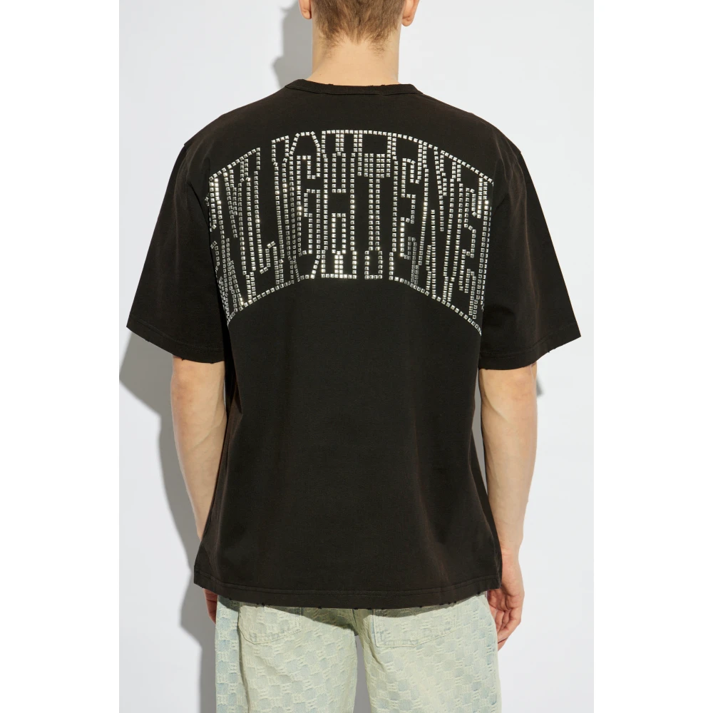 Misbhv T-shirt met applicatie Black Heren