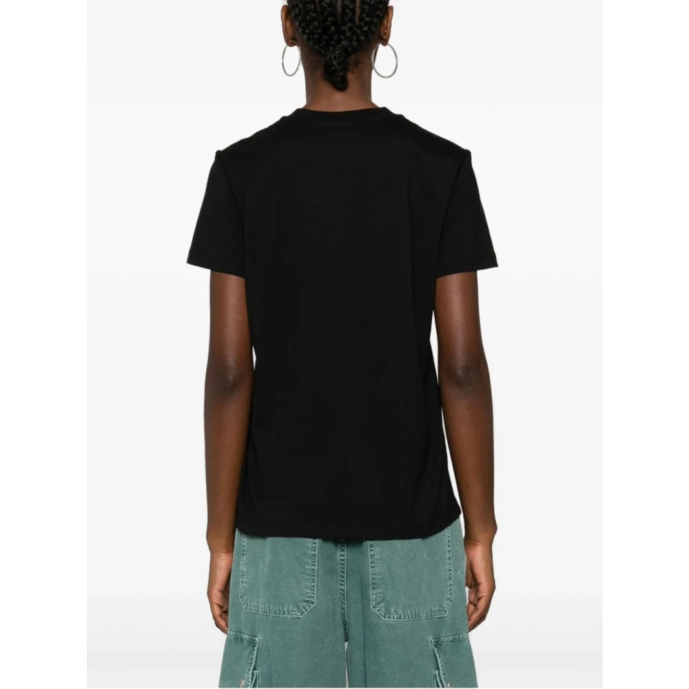 Moncler Korte mouw overhemd voor vrouwen Black Dames