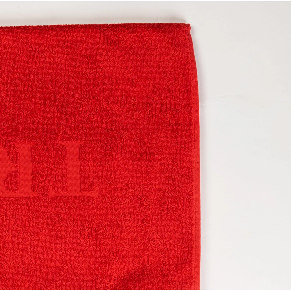 Trussardi Zomer Strandhanddoek Paars Unisex Red Unisex
