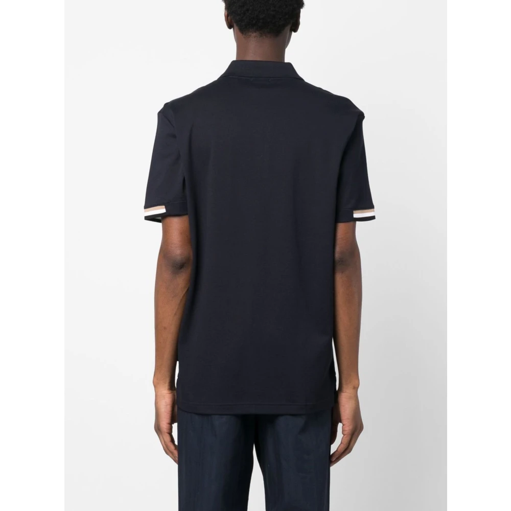 Hugo Boss Donkerblauw Jersey Shirt Blue Heren