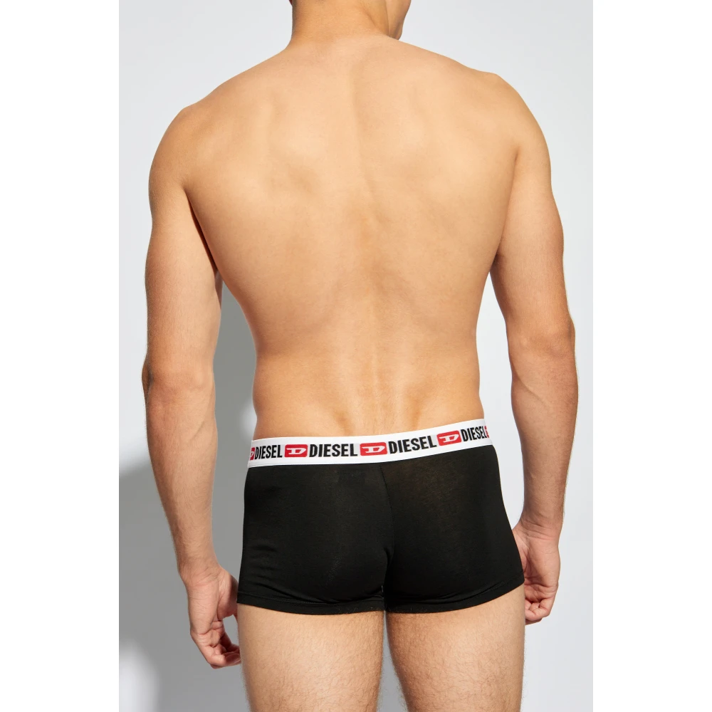 Diesel Twee-pack boxershorts Black Heren