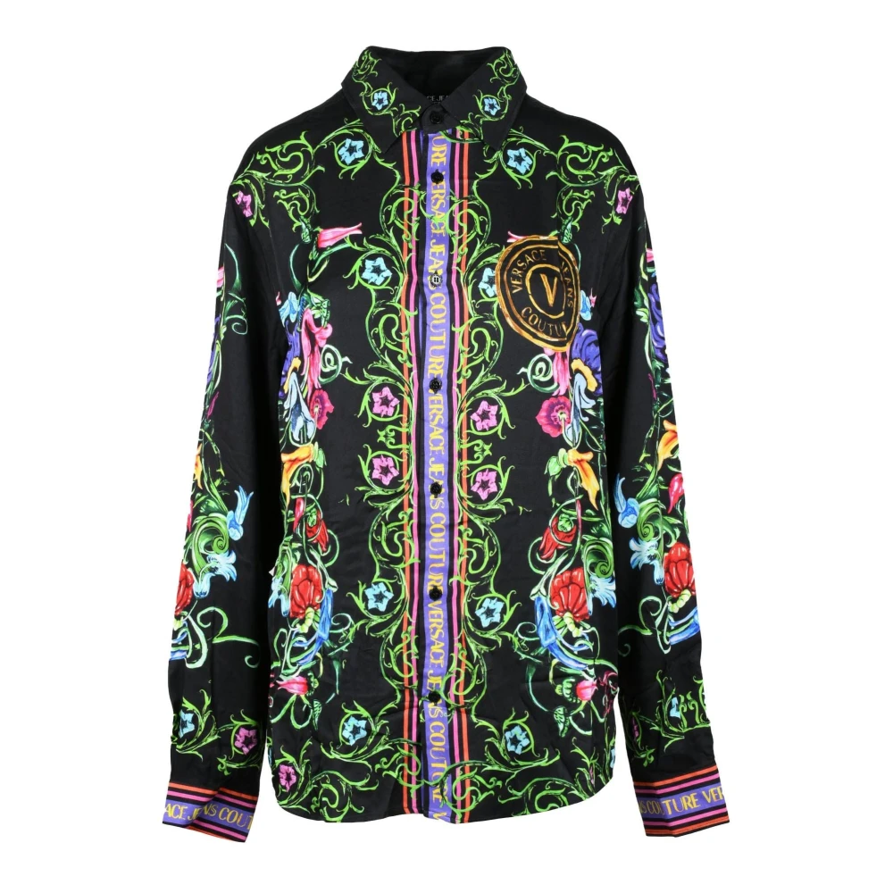 Versace Jeans Couture Viscose Overhemd Multicolor Heren