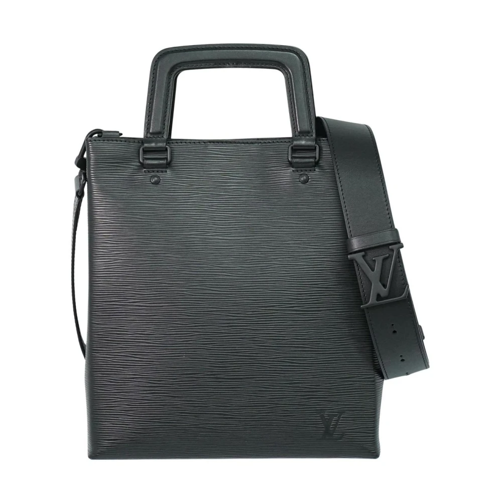 Louis Vuitton Vintage Women's Black Pre-Owned Epi Leather Vertical Tote Bag