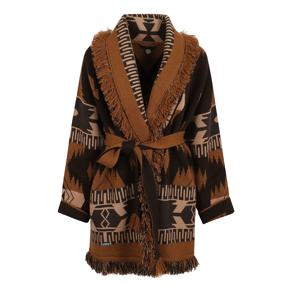 Alanui Bruine Cashmere Sweater Aw24 Brown Dames