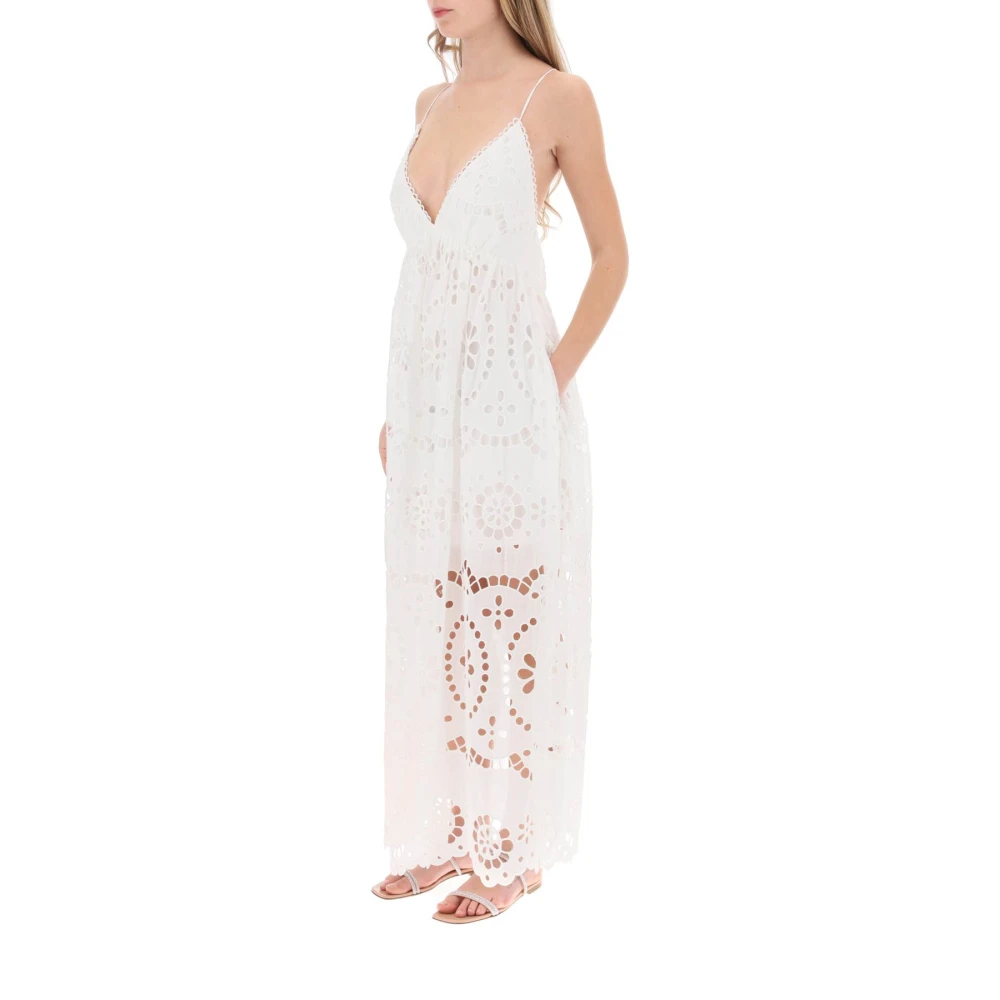 Zimmermann Lexi Broderie Anglaise Maxi Jurk White Dames