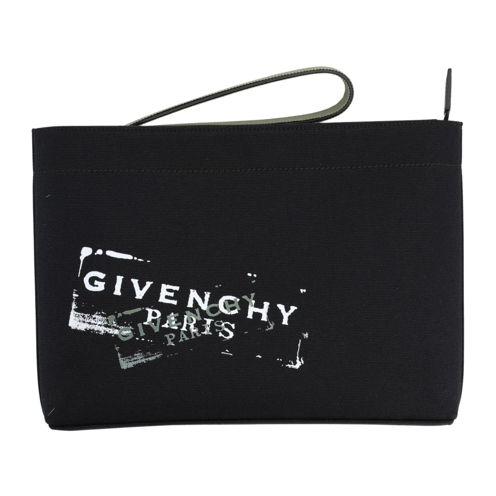 Givenchy Men's Black Compact Pouch - Clutches - One Size - Bags