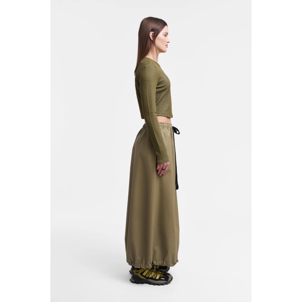 Stutterheim Waterdichte Maxi Rok Green Dames