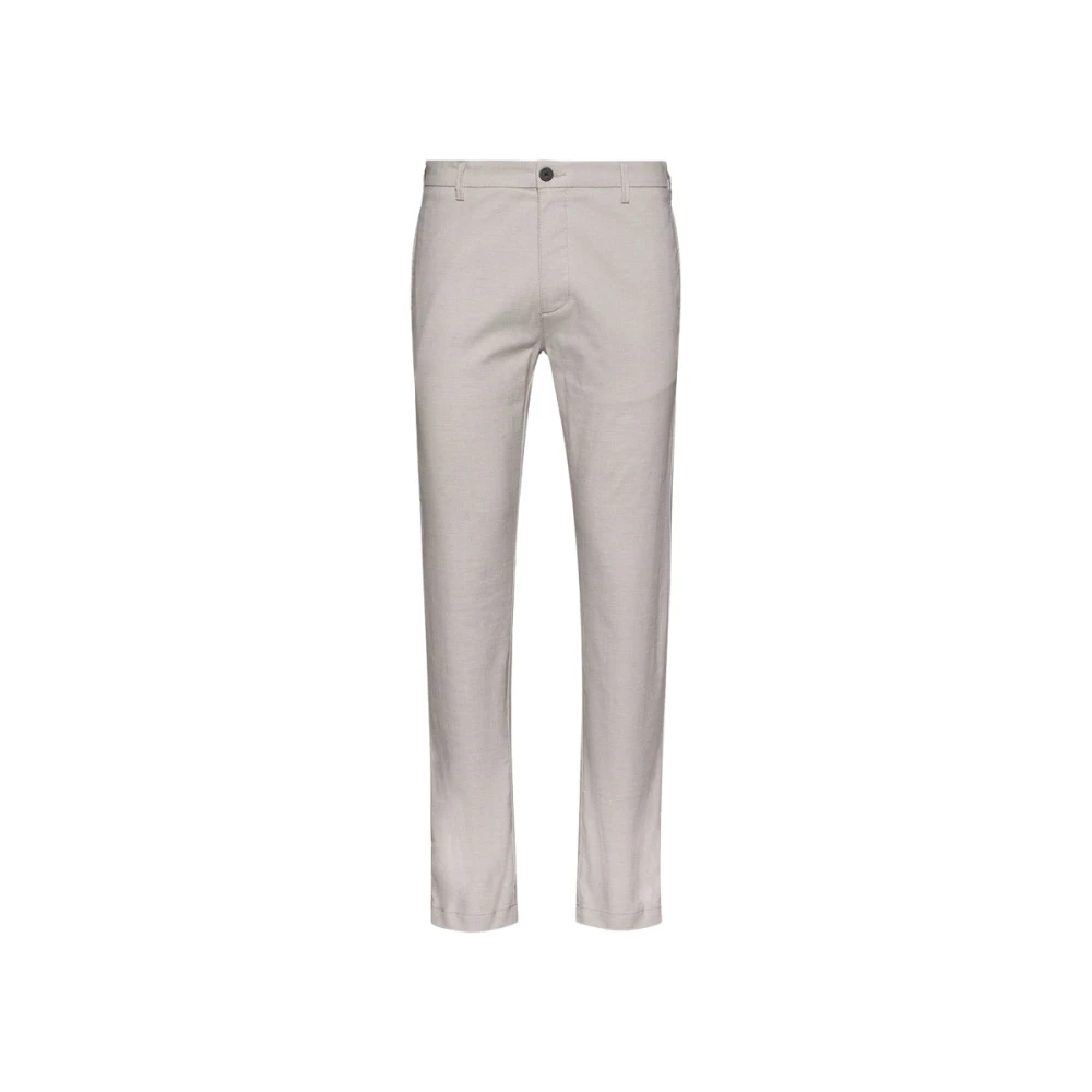 Hugo Boss Kwaliteit Stoffen Broeken Beige Heren