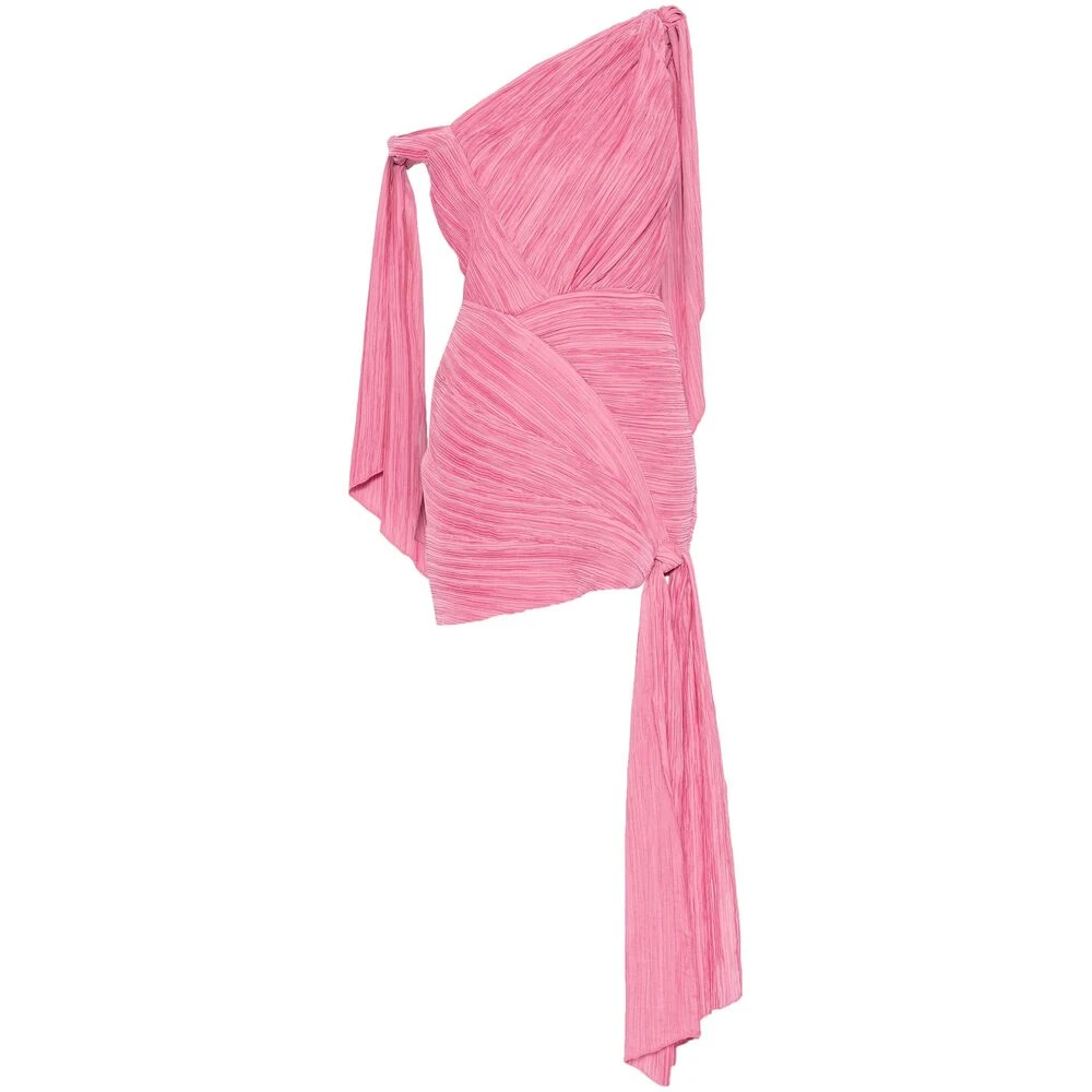 Cult Gaia Framboosroze Asymmetrische Hals Jurk Pink Dames