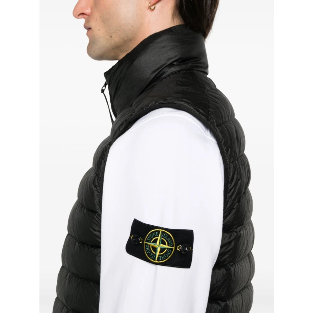 Stone Island Witte Sweater voor Mannen White Heren