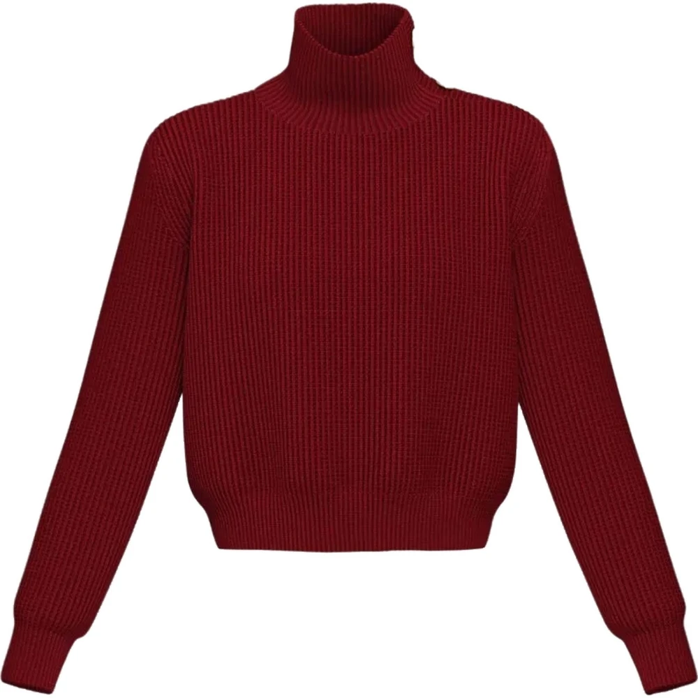 Emme DI Marella Stijlvolle Gebreide Top Red Dames