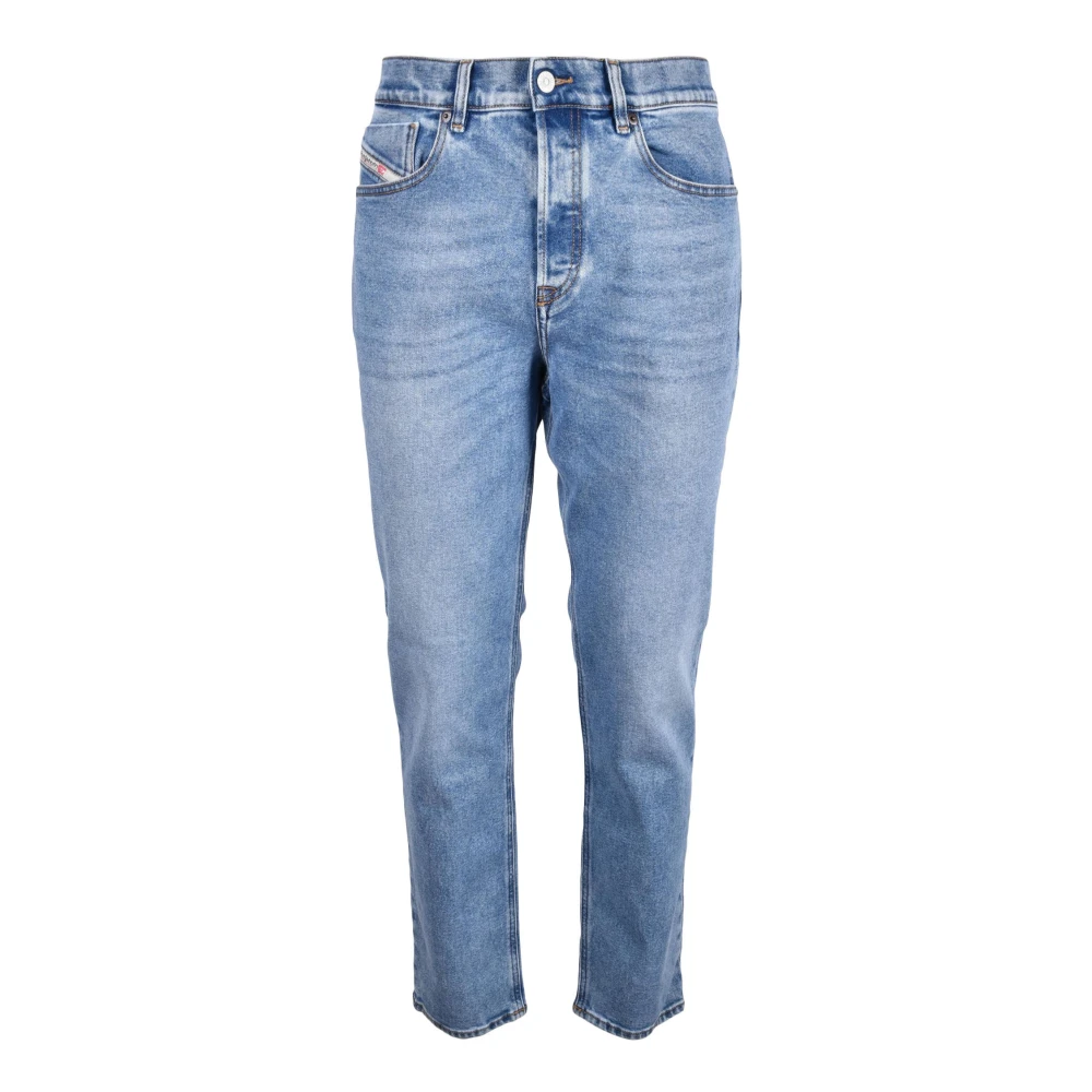 Diesel Klassieke Denim Jeans met Elastaanmix Blue Heren