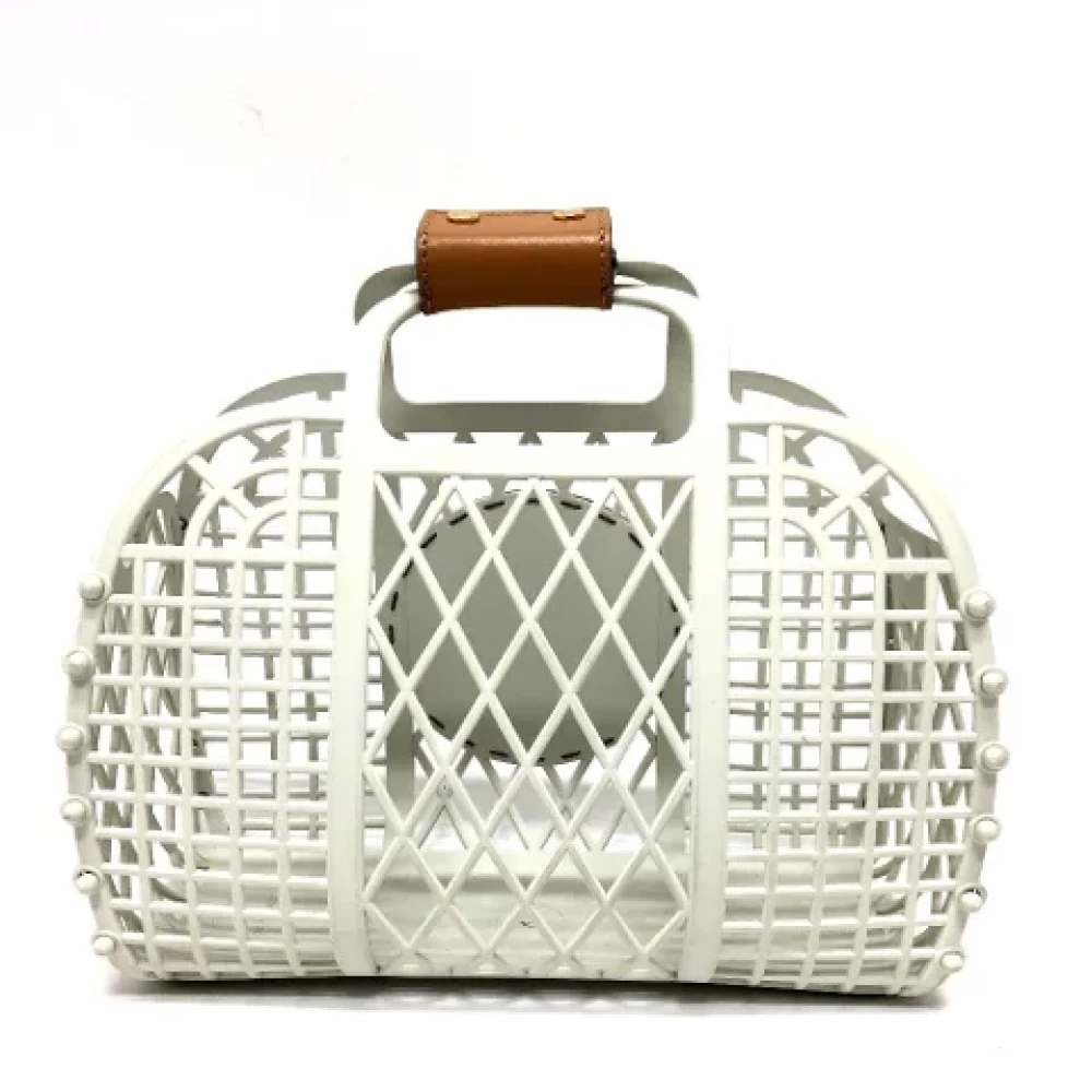 Fendi Vintage Pre-owned Canvas fendi-bags White Dames