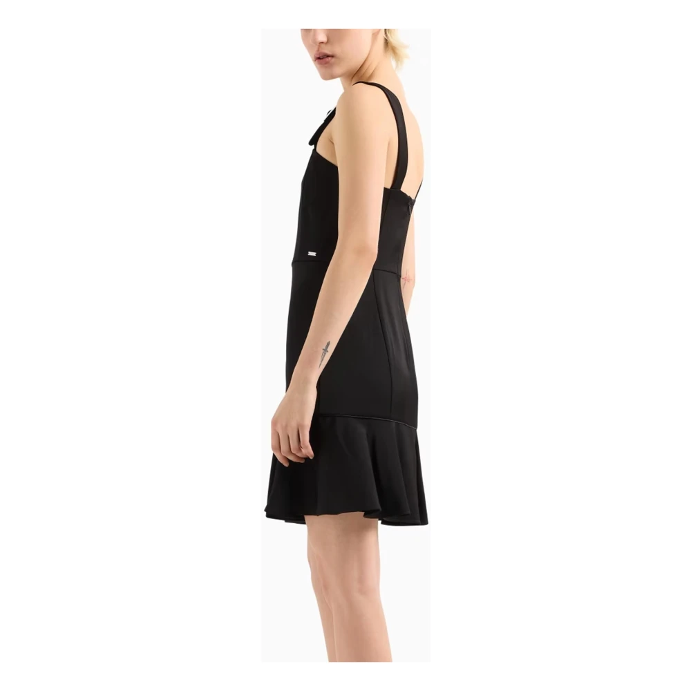 Armani Exchange Zwarte Jurken voor Vrouwen Black Dames