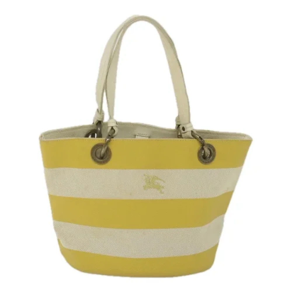 Burberry Vintage Pre-owned Canvas totes Yellow Dames