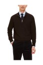 brown-wool-cashmere-half-zip-sweater