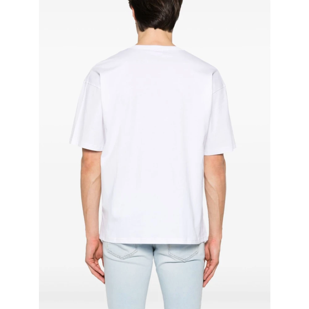 Diesel Witte Crew Neck T-shirts en Polos White Heren