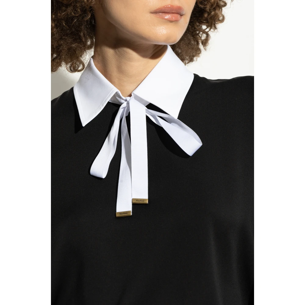Max Mara Kraag Giro White Dames