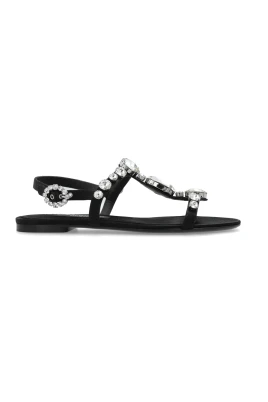 Sandaler med dekorativ finish