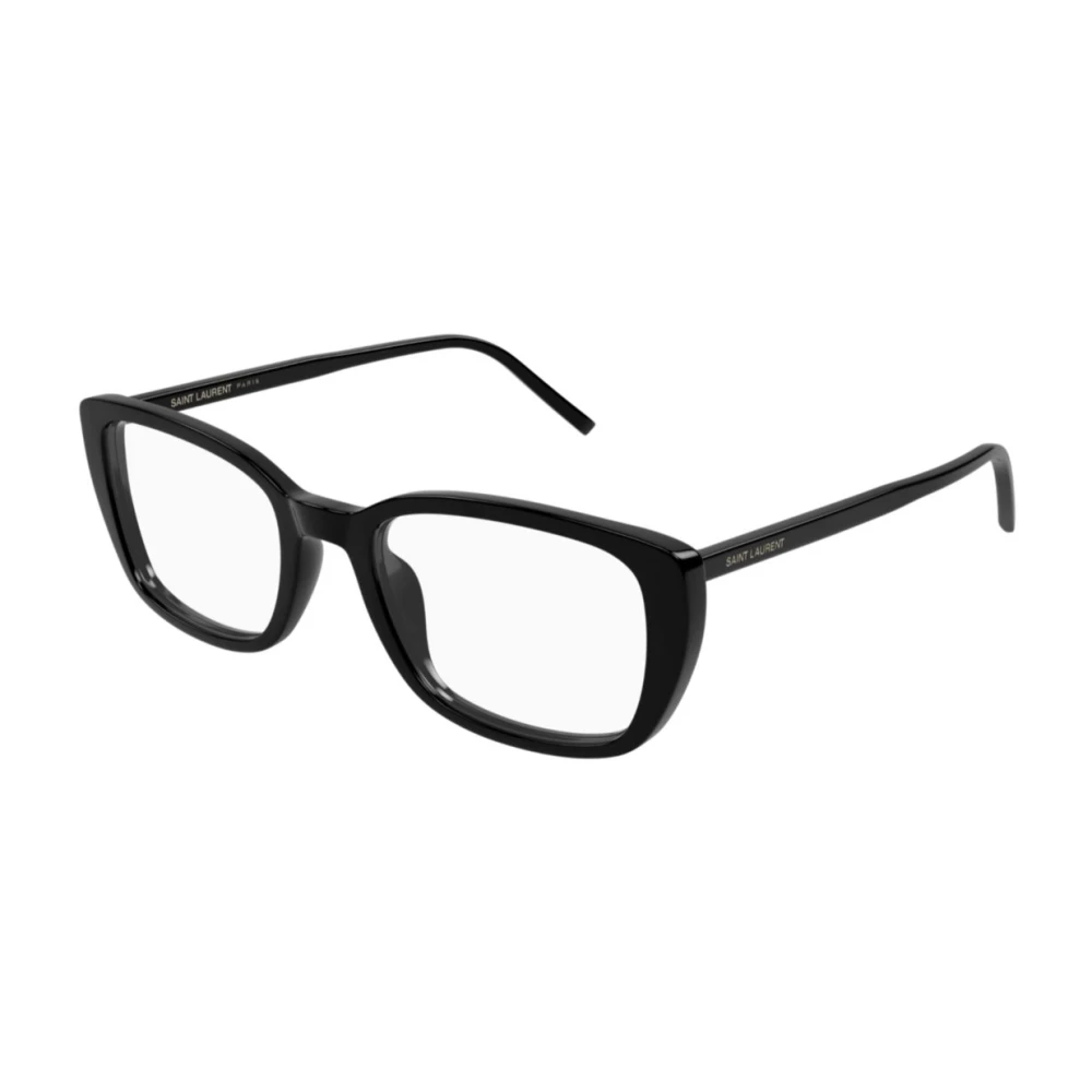 Saint Laurent Stijlvolle Zwarte Leren Schoudertas Black Unisex