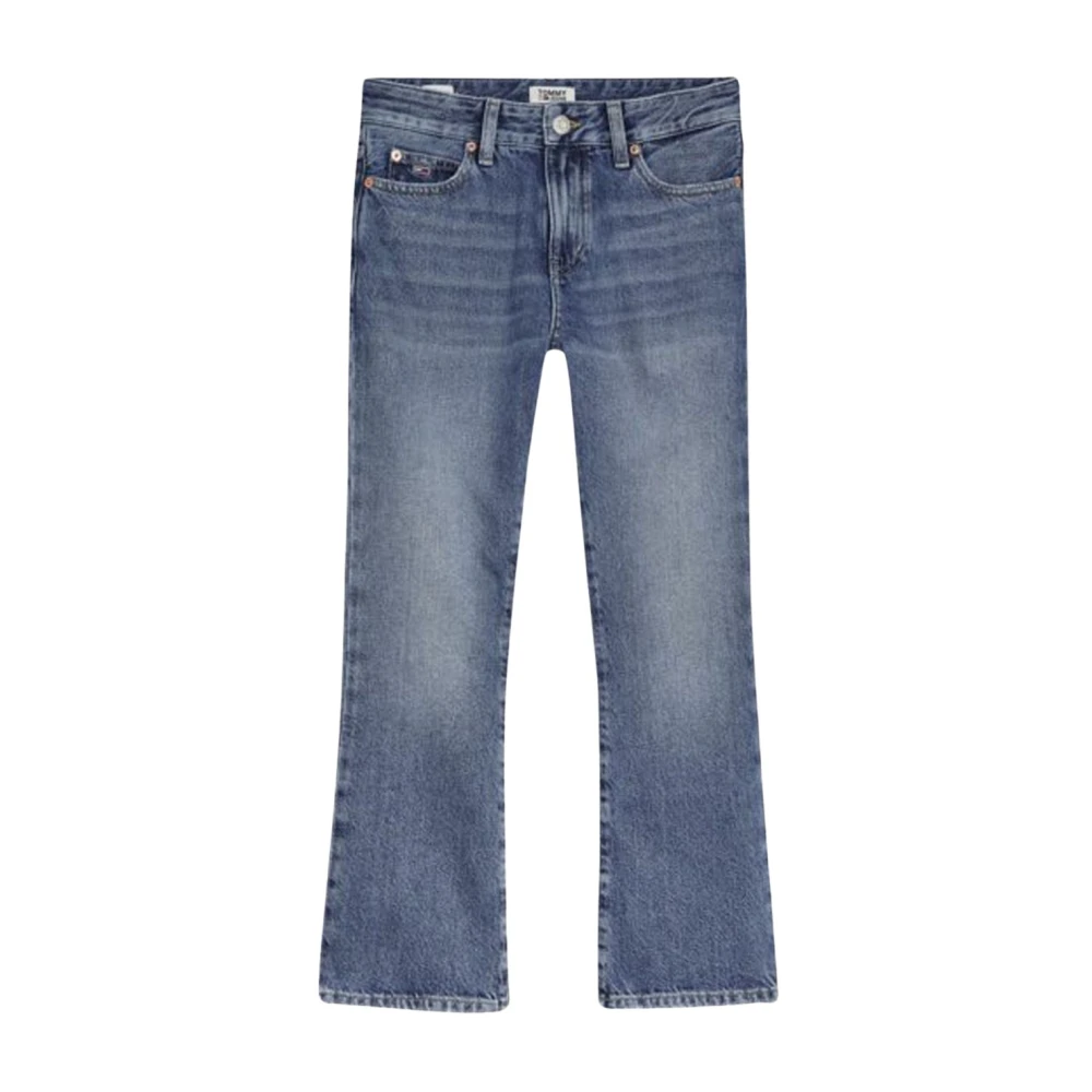 Tommy Jeans Klassieke Straight Jeans voor Mannen Blue Dames