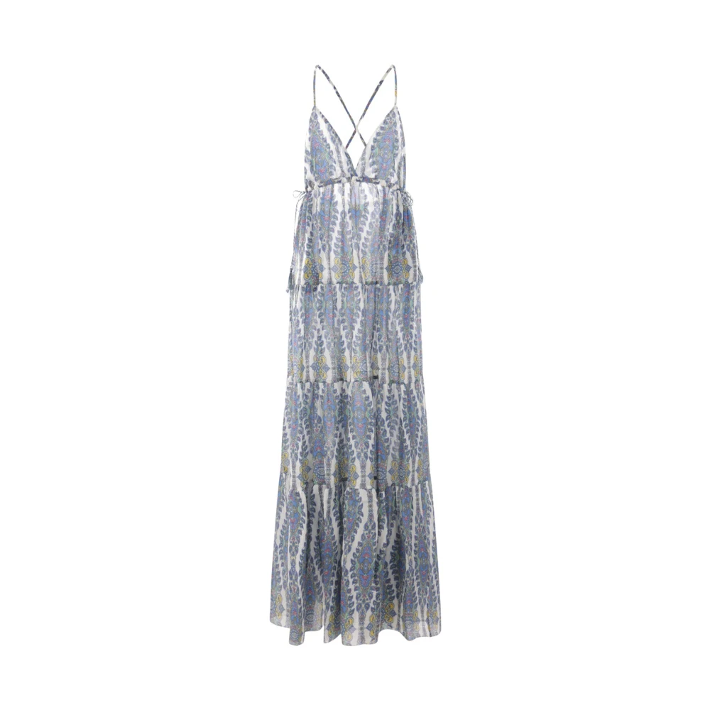 ETRO Lange jurk met Paisley-print Multicolor Dames