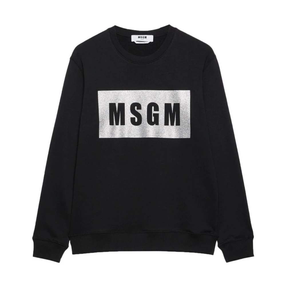 Msgm Casual Sweatshirt 99C Black Dames