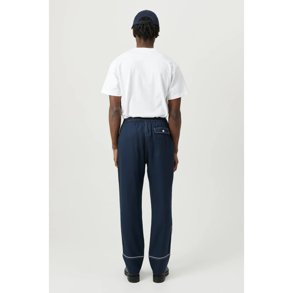 Soulland Trousers Blue Unisex