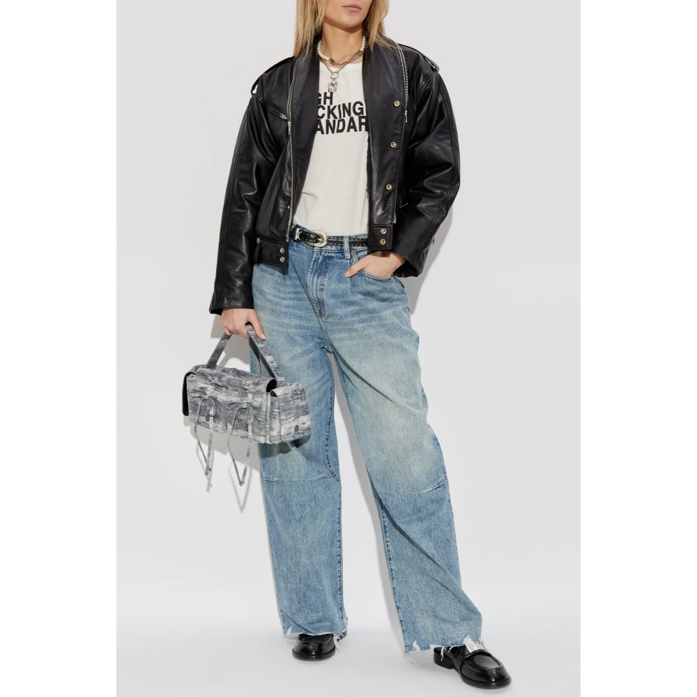 R13 Jeans met vintage-effect Blue Dames