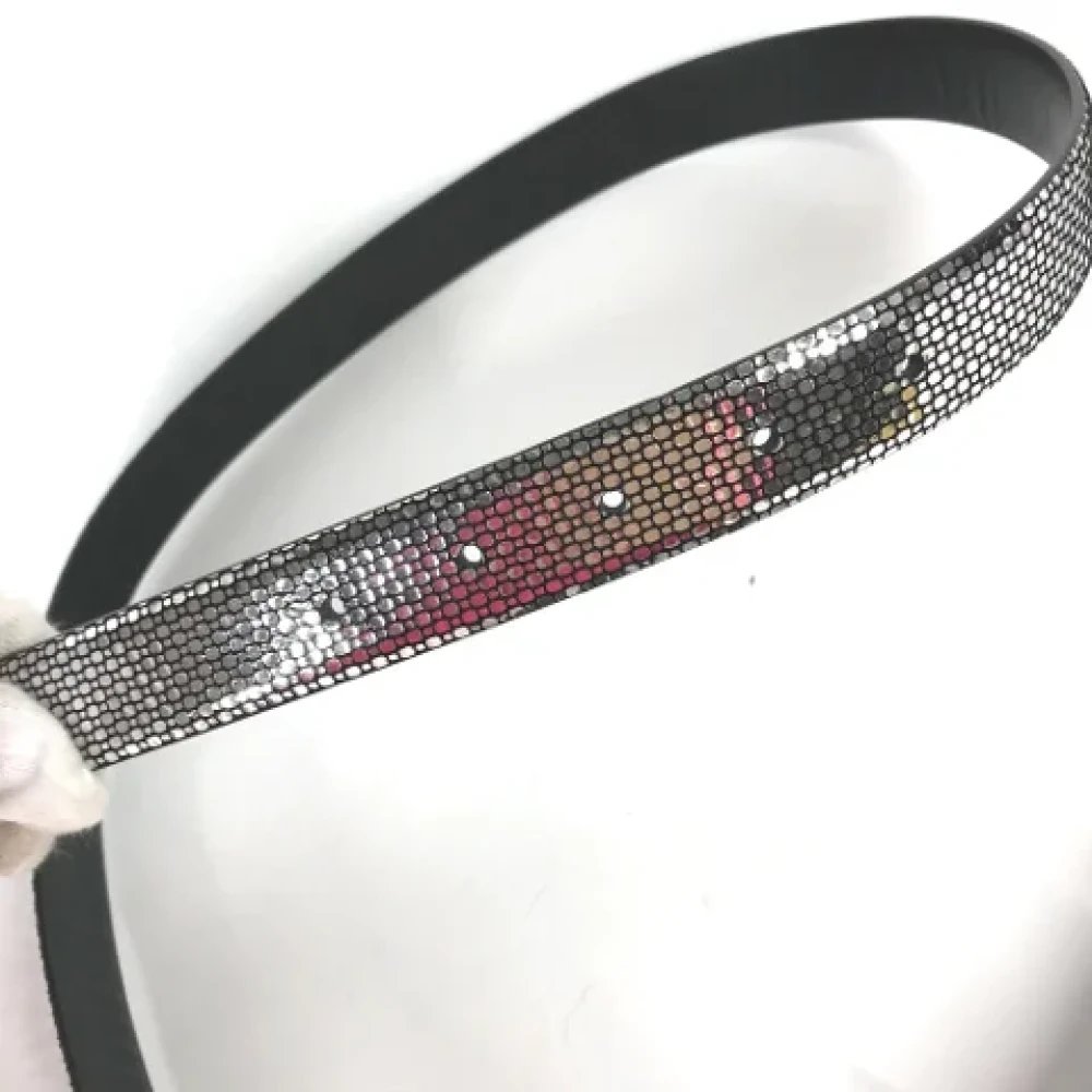 Salvatore Ferragamo Pre-owned Leather belts Black Dames