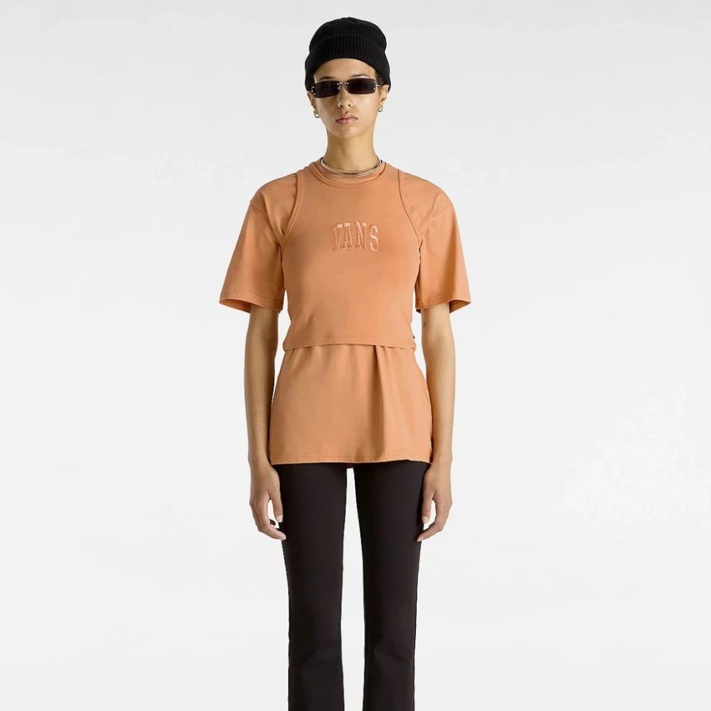 Vans Varsity Racer Tank Top Orange Dames