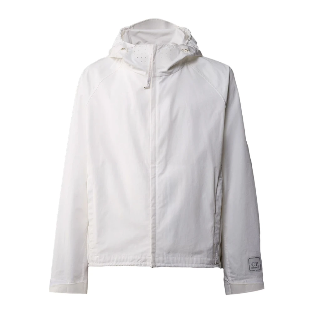 C.P. Company HyST Hooded Jack in Bianco White Heren